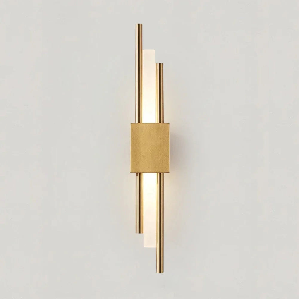 Liora – Modern Brass & Glass Wall Lamp