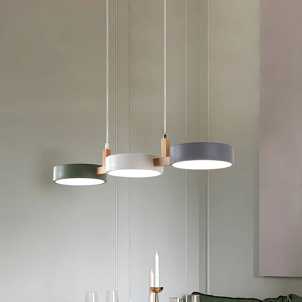 Nordura – Scandinavian Wooden & Metal LED Pendant Light