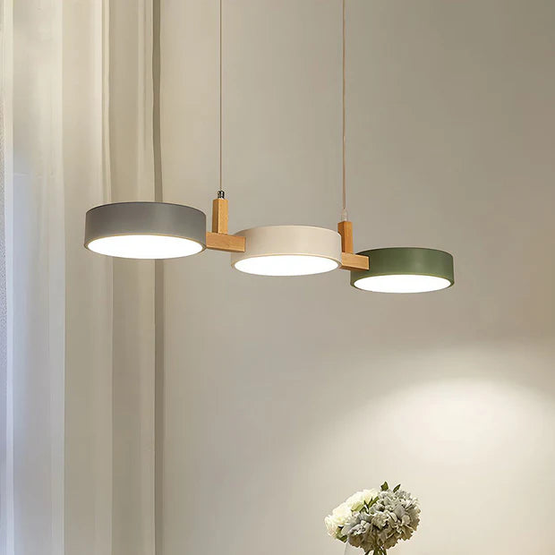 Nordura – Scandinavian Wooden & Metal LED Pendant Light