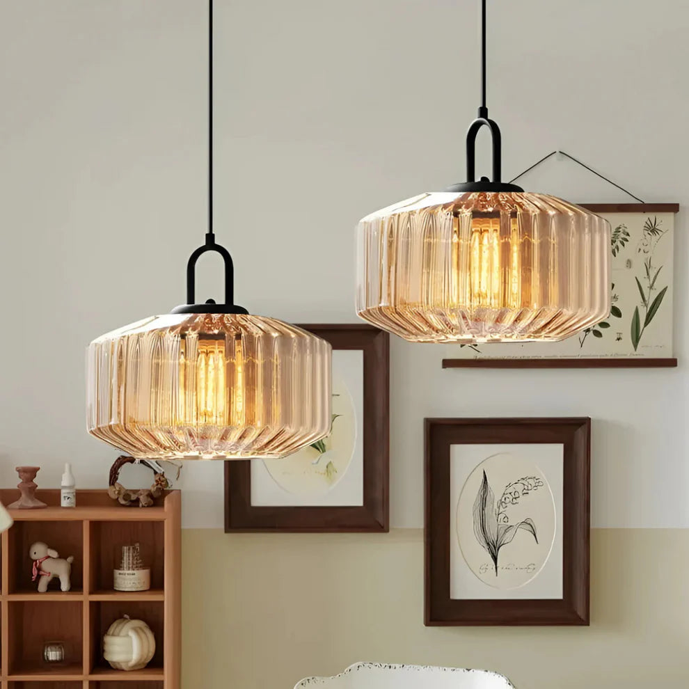 Mireta – Retro Coloured Glass Pendant Light