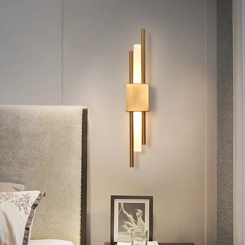 Liora – Modern Brass & Glass Wall Lamp