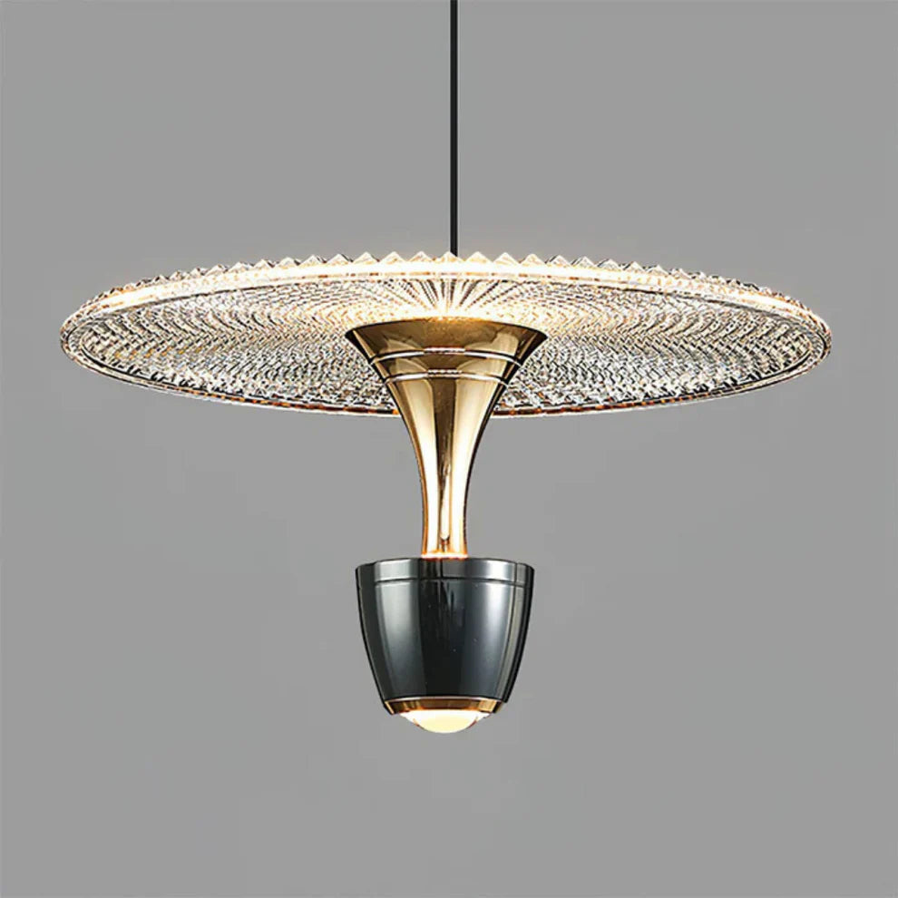 Lunaris – Modern Crystal Glass LED Pendant Light