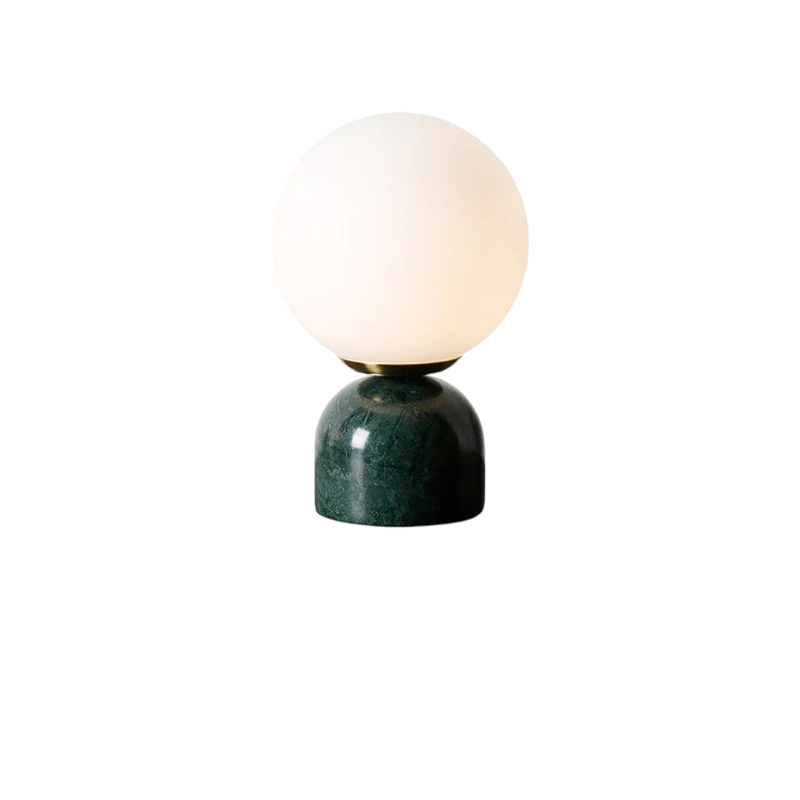Lunara – Modern Marble Globe Table Lamp
