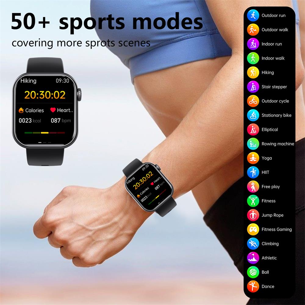 Smartwatch with Heart & Sleep Tracking – Bricodil BCD7421