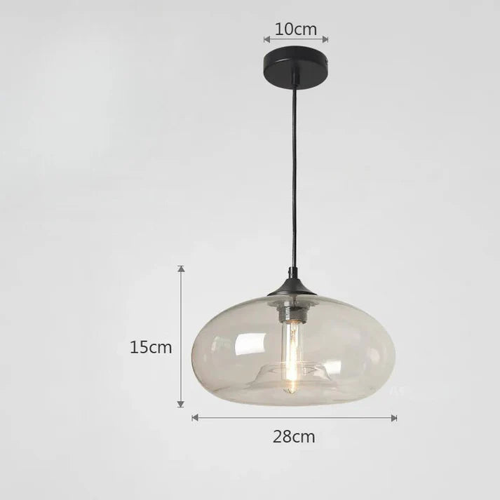 Lustra – Vintage Coloured Glass Pendant Light