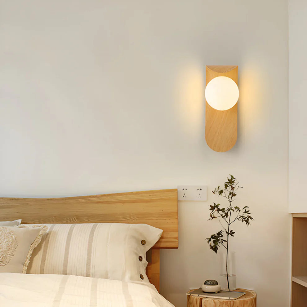 LumaFold – Scandinavian Wooden LED Wall Lamp