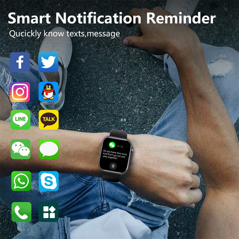 Smartwatch with Heart & Sleep Tracking – Bricodil BCD7421