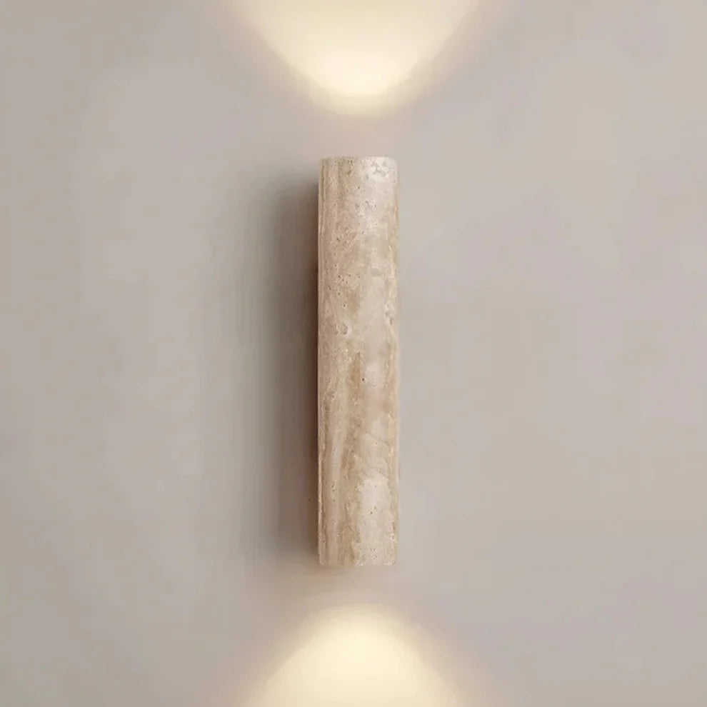 Travora – Wabi Sabi Travertine LED Wall Lamp