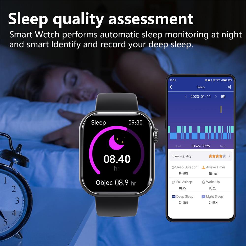Smartwatch with Heart & Sleep Tracking – Bricodil BCD7421
