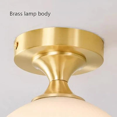 Lumeor – Modern Milky Glass Ceiling Light