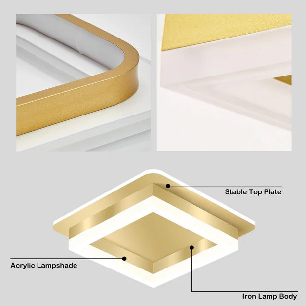 Lumora – Modern Square LED Ceiling Light