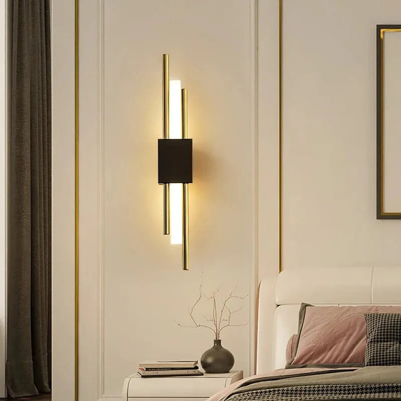Liora – Modern Brass & Glass Wall Lamp