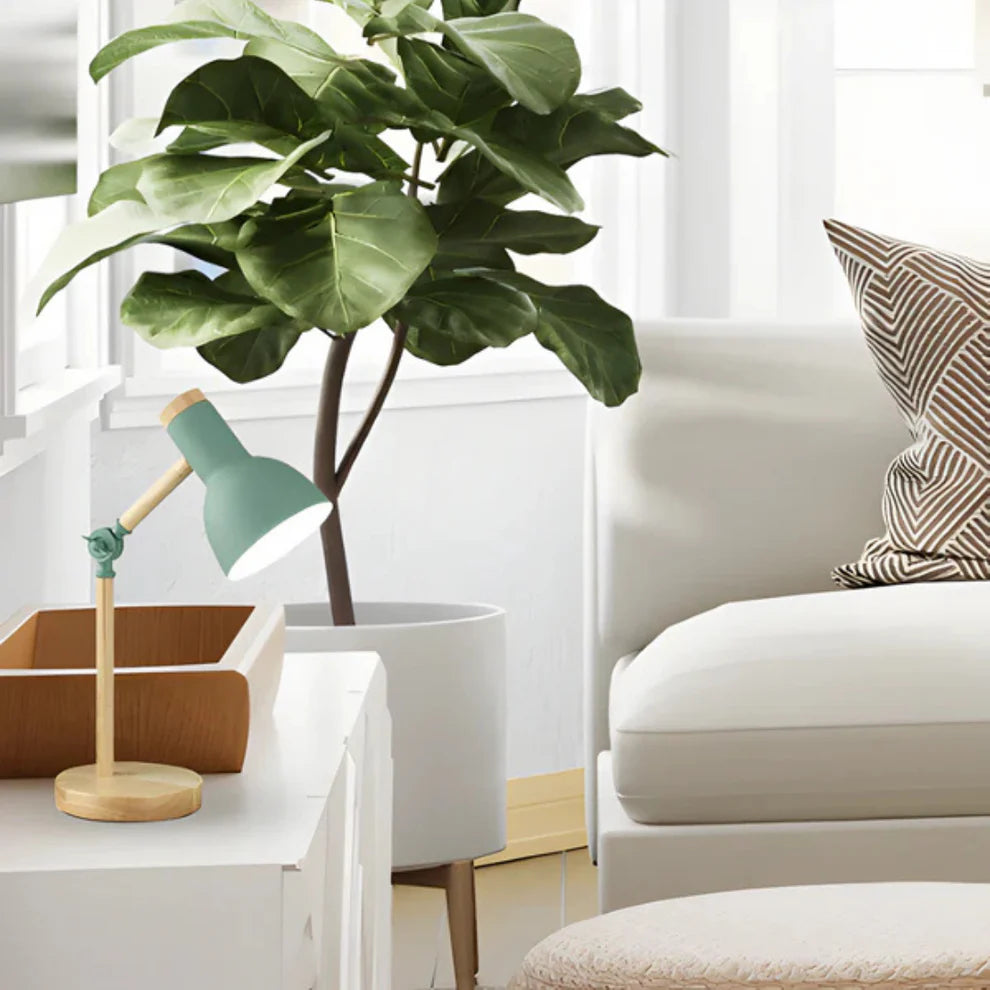 LumoWood – Adjustable Nordic Wooden LED Table Lamp
