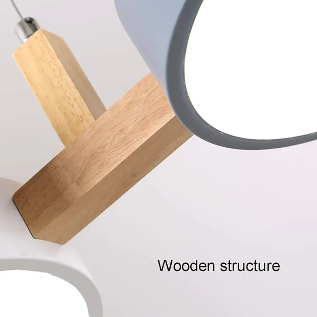 Nordura – Scandinavian Wooden & Metal LED Pendant Light