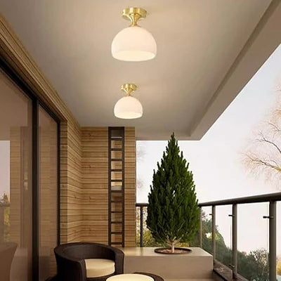 Lumeor – Modern Milky Glass Ceiling Light
