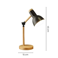 LumoWood – Adjustable Nordic Wooden LED Table Lamp