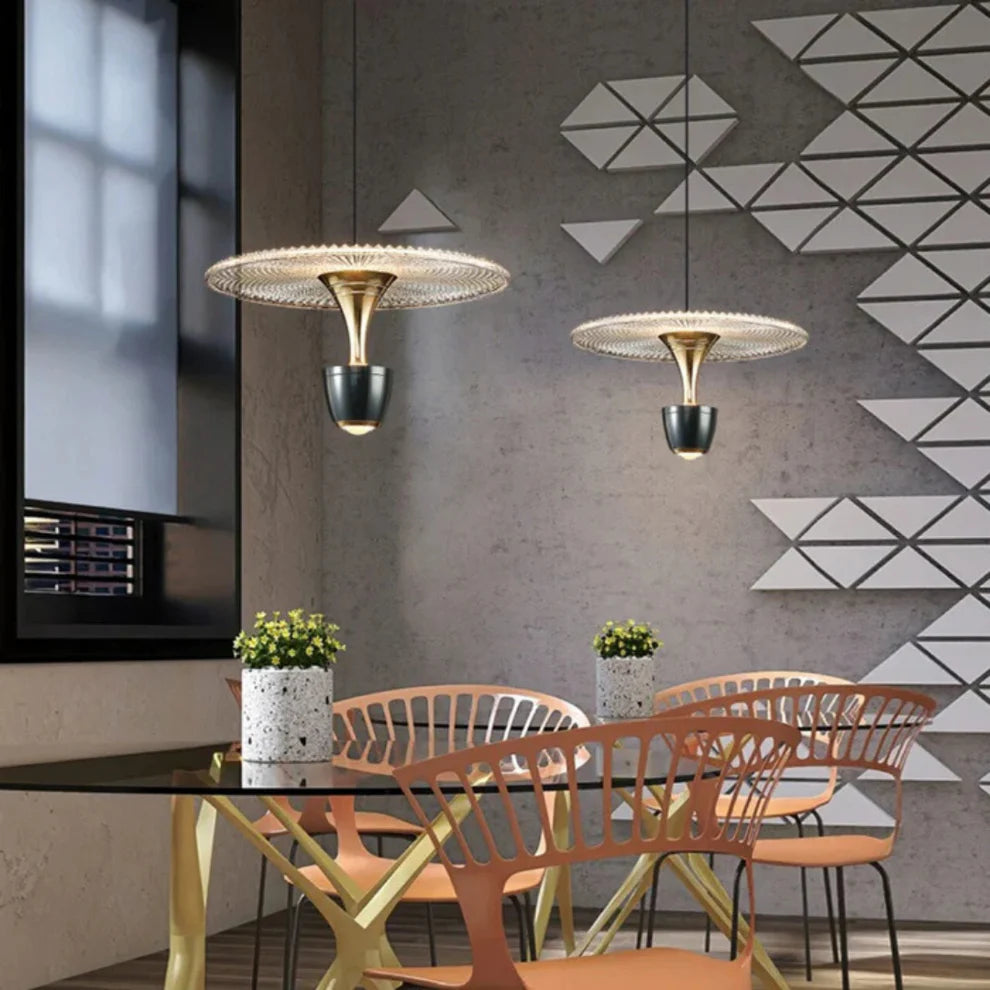 Lunaris – Modern Crystal Glass LED Pendant Light