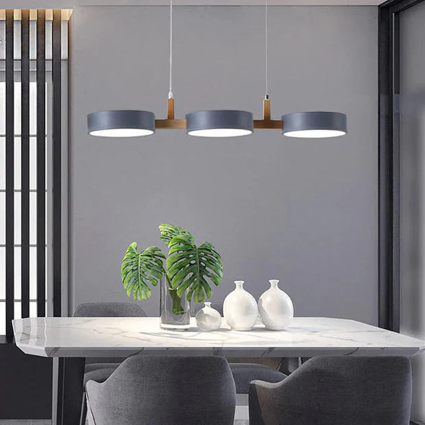 Nordura – Scandinavian Wooden & Metal LED Pendant Light