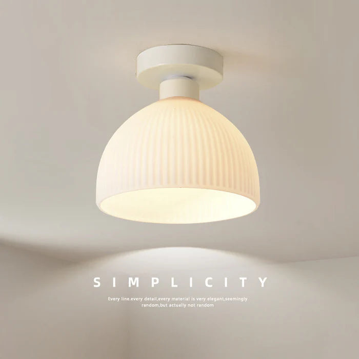 Lumeor – Modern Milky Glass Ceiling Light