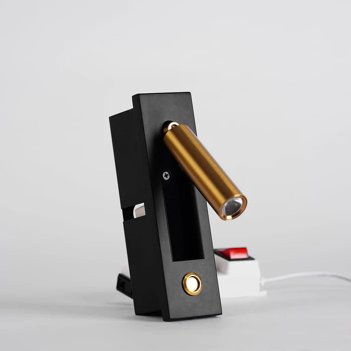LumoNest – Modern Recessed LED Bedside Wall Lamp