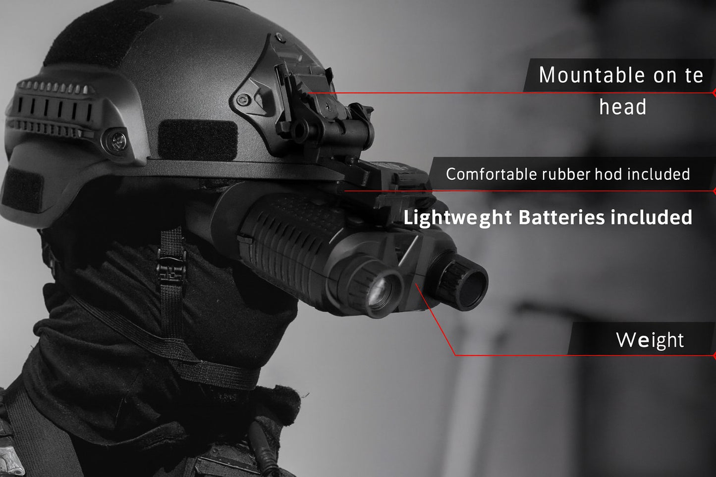 Night Vision Goggles 8X 4K Head Mount – Bricodil BCD4729