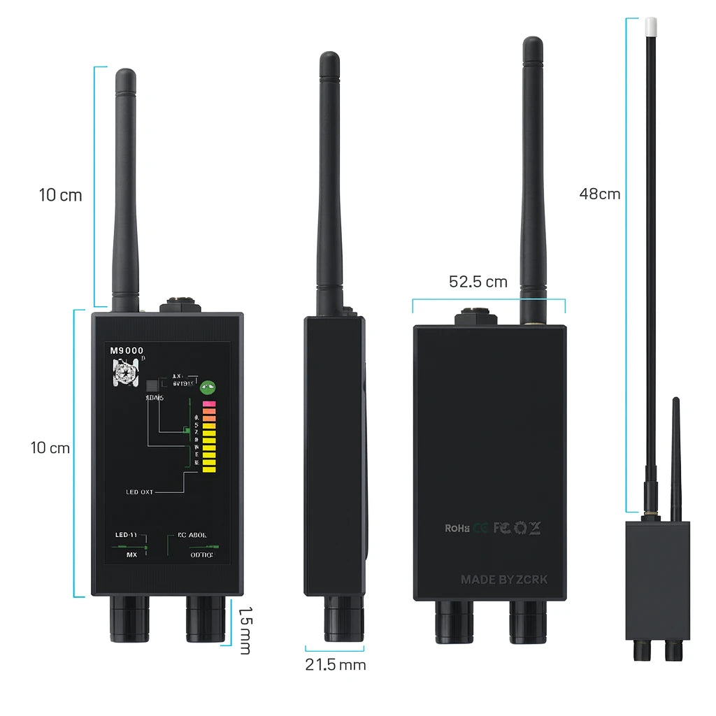 Professional Hidden Camera & GPS Bug Detector with AI Autoscan - Bricodil BCD5842