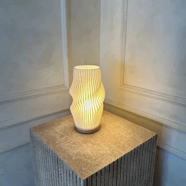 Wavea – Modern Dimmable USB Table Lamp with Wave Design