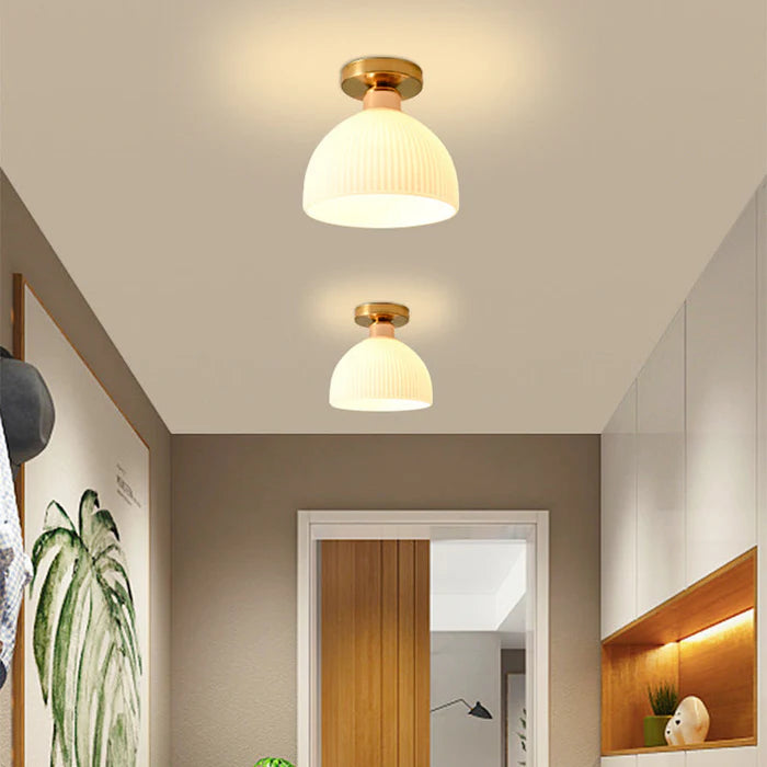 Lumeor – Modern Milky Glass Ceiling Light