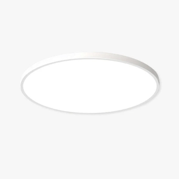 LumiSphere – Modern LED Flush Mount Ceiling Light in White & Black Metal