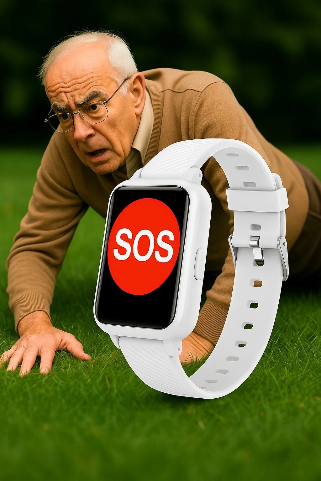 4G Senior Fall Detection Smartwatch with GPS & SOS Alerts – Bricodil BCD74298