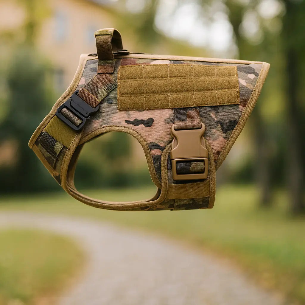 Bricegis™– Heavy-Duty Tactical Dog Harness with Handle