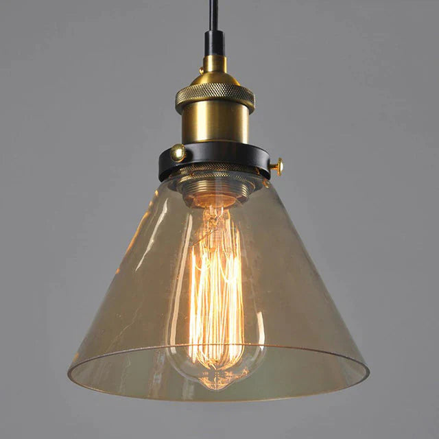VetroLux – Vintage Glass Pendant Light