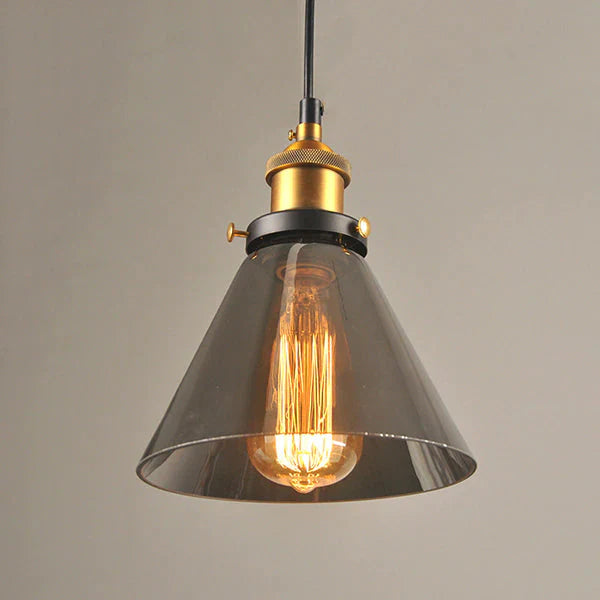 VetroLux – Vintage Glass Pendant Light