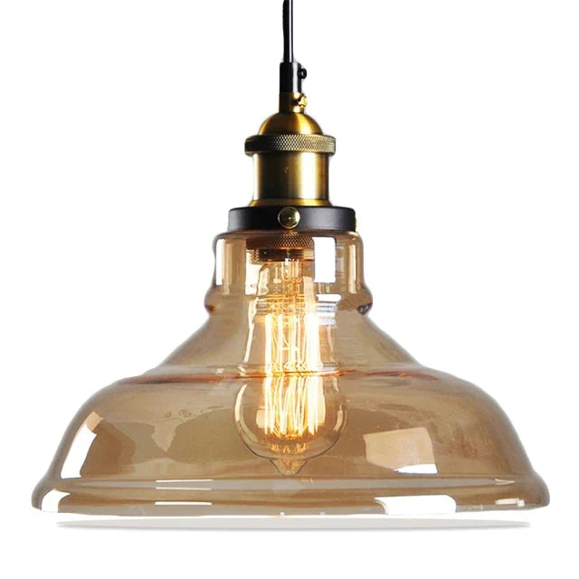 VetroLux – Vintage Glass Pendant Light