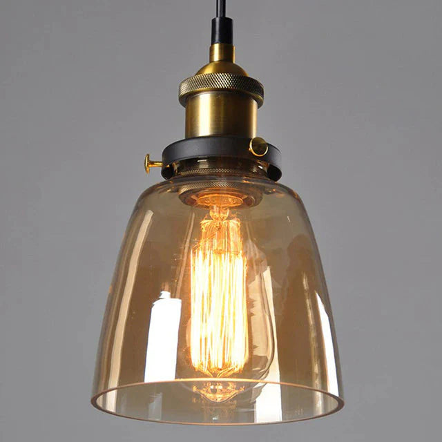 VetroLux – Vintage Glass Pendant Light