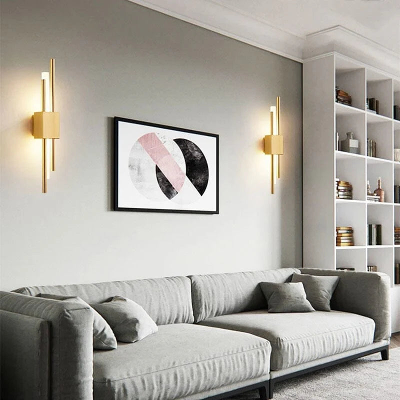 Liora – Modern Brass & Glass Wall Lamp