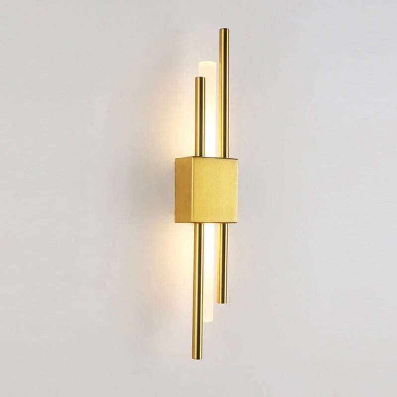 Liora – Modern Brass & Glass Wall Lamp