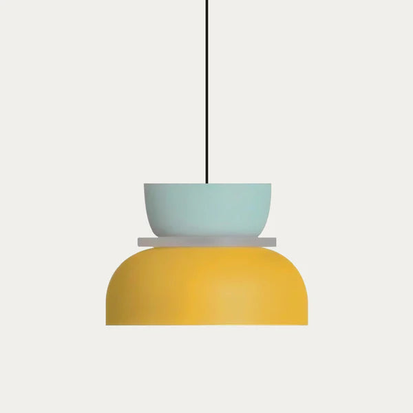 Lucie – Scandinavian Pendant Light with Color-Block Design