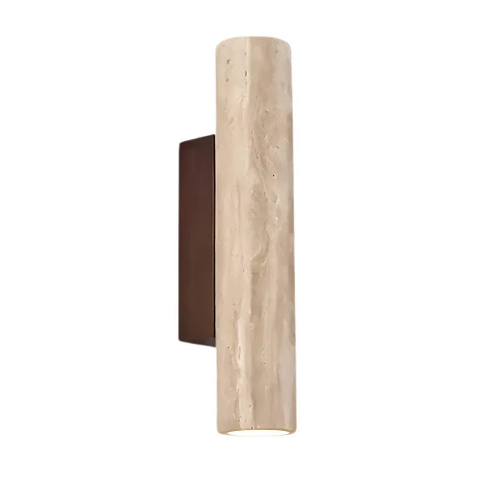 Travora – Wabi Sabi Travertine LED Wall Lamp
