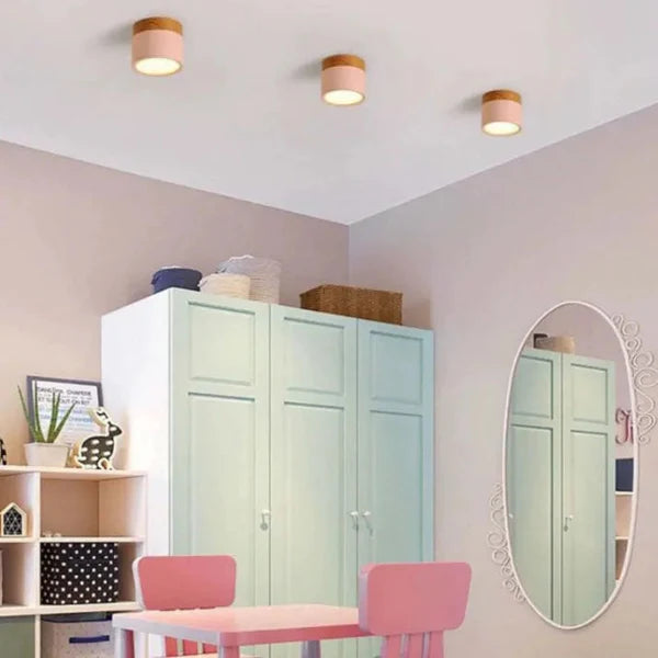 Nordica – Scandinavian Cylinder LED Flush Mount Ceiling Light