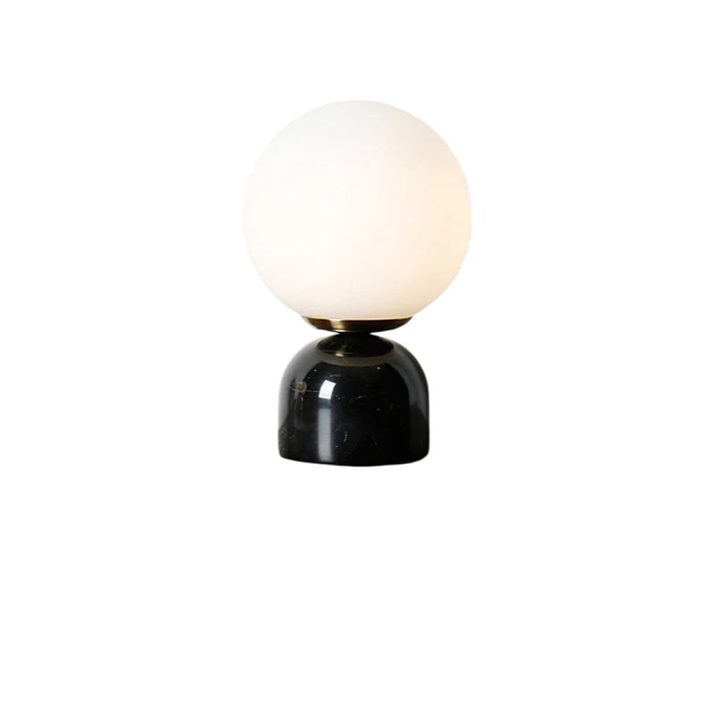 Lunara – Modern Marble Globe Table Lamp
