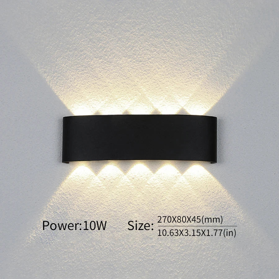 LumiFlex – Modern Waterproof LED Wall Lamp for Indoor & Outdoor