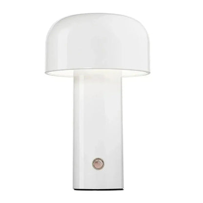 MiroLux – Modern Mushroom LED Bedside Lamp with USB Charging