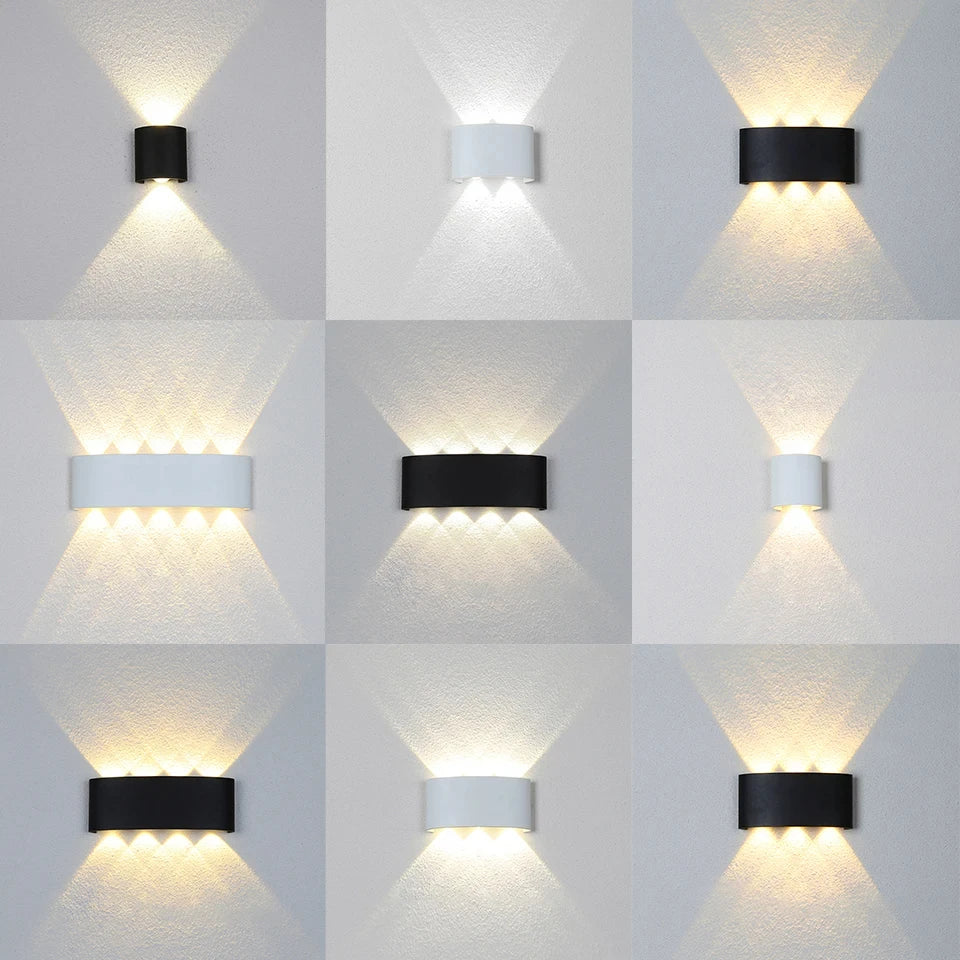 LumiFlex – Modern Waterproof LED Wall Lamp for Indoor & Outdoor