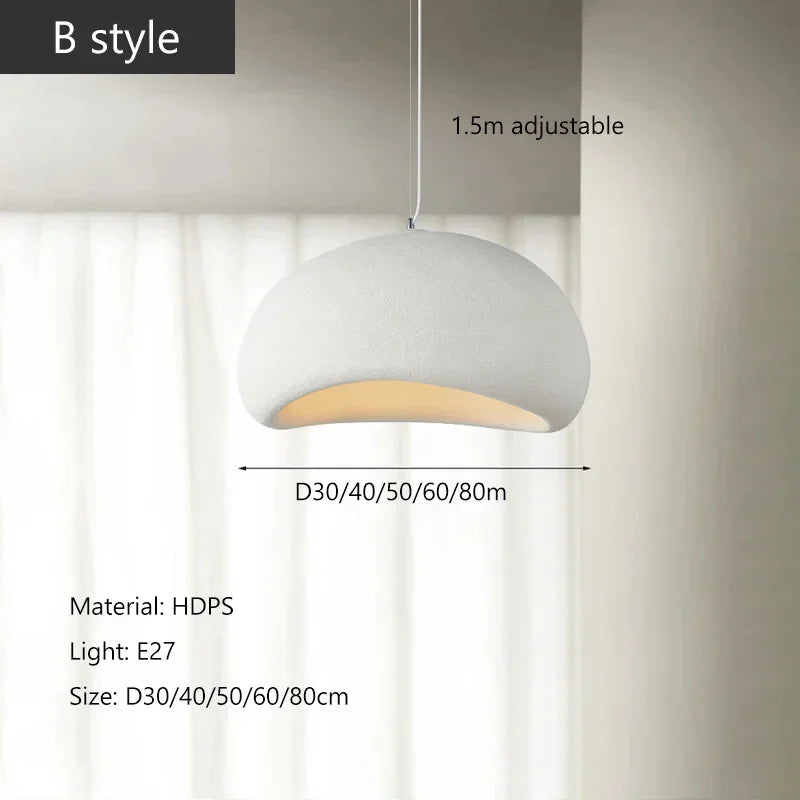 Lunara – Modern Sculptural Cloud Pendant Lamp in Resin