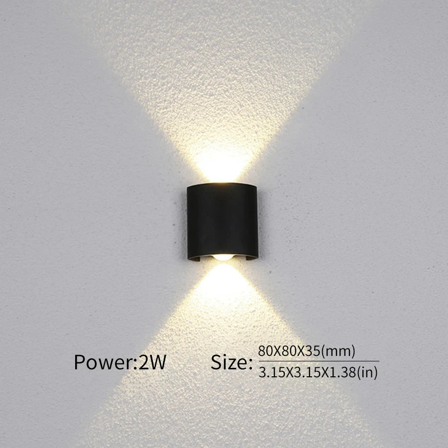 LumiFlex – Modern Waterproof LED Wall Lamp for Indoor & Outdoor