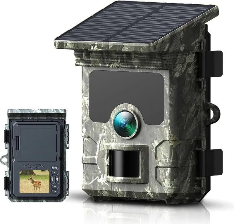 4K Solar Trail Camera with Wi-Fi & Night Vision – Bricodil BCD4729