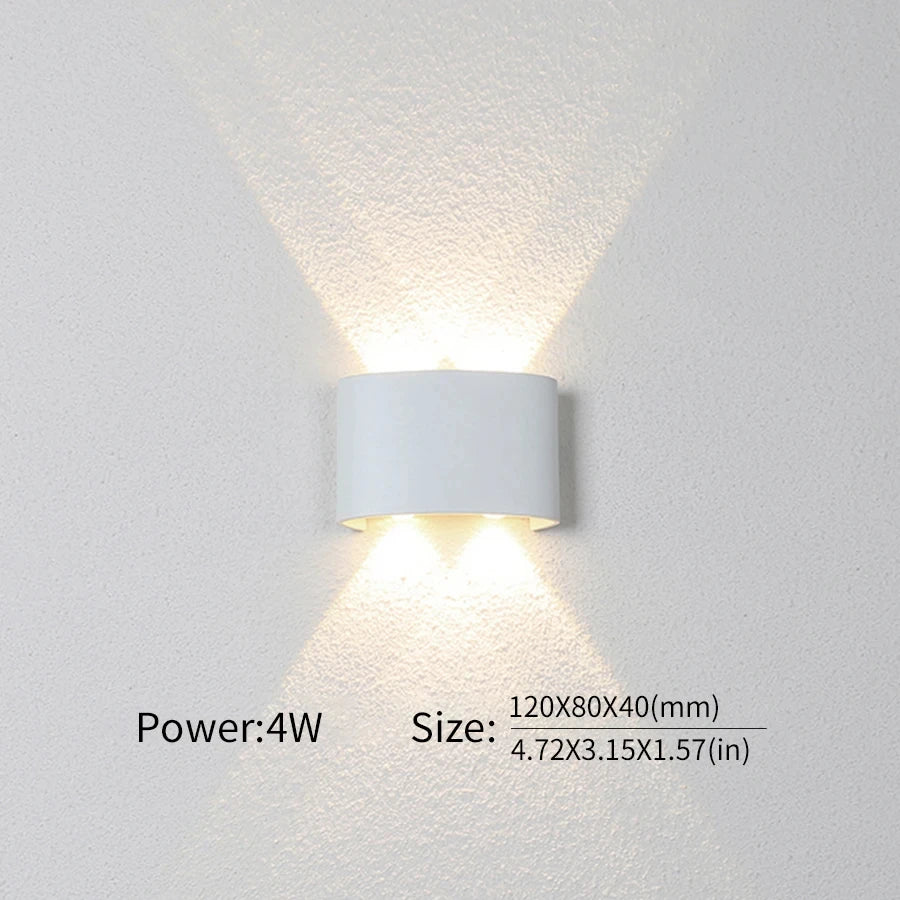 LumiFlex – Modern Waterproof LED Wall Lamp for Indoor & Outdoor