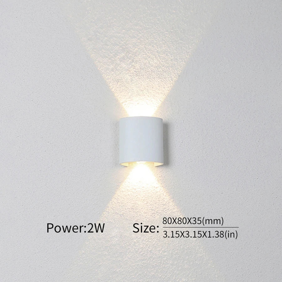 LumiFlex – Modern Waterproof LED Wall Lamp for Indoor & Outdoor