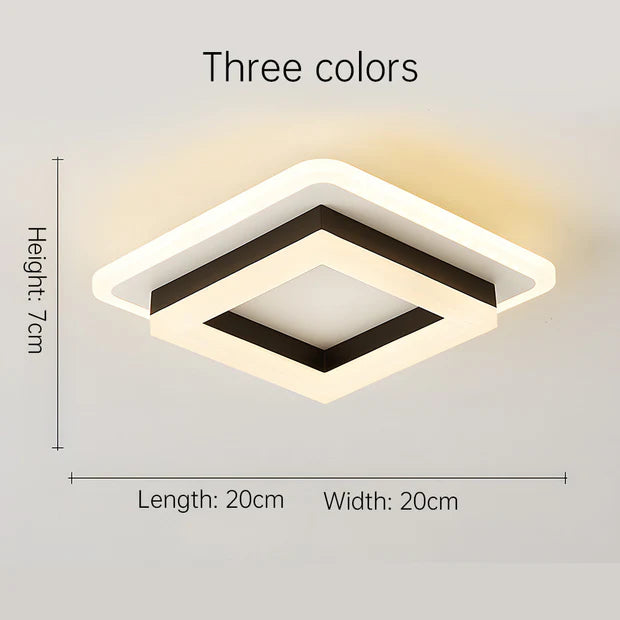 Lumora – Modern Square LED Ceiling Light